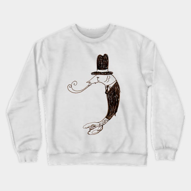 Fancy Krill Crewneck Sweatshirt by CoolCharacters